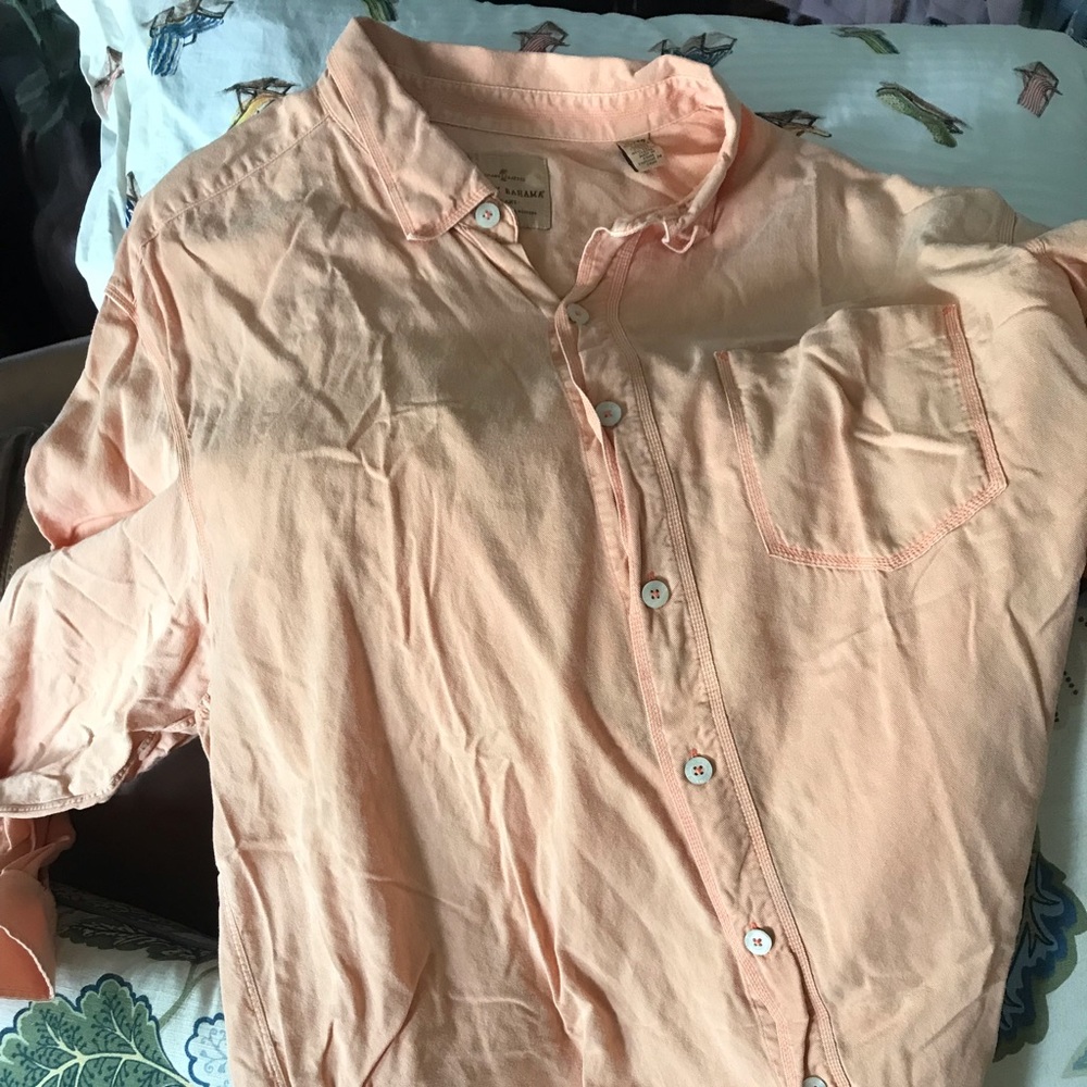 Tommy Bahama, Orange, Long Sleeve, X-Large